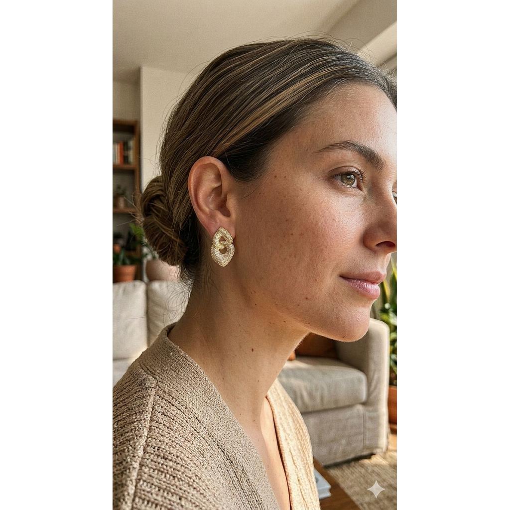 ARETES GOLD ORO LAMINADO